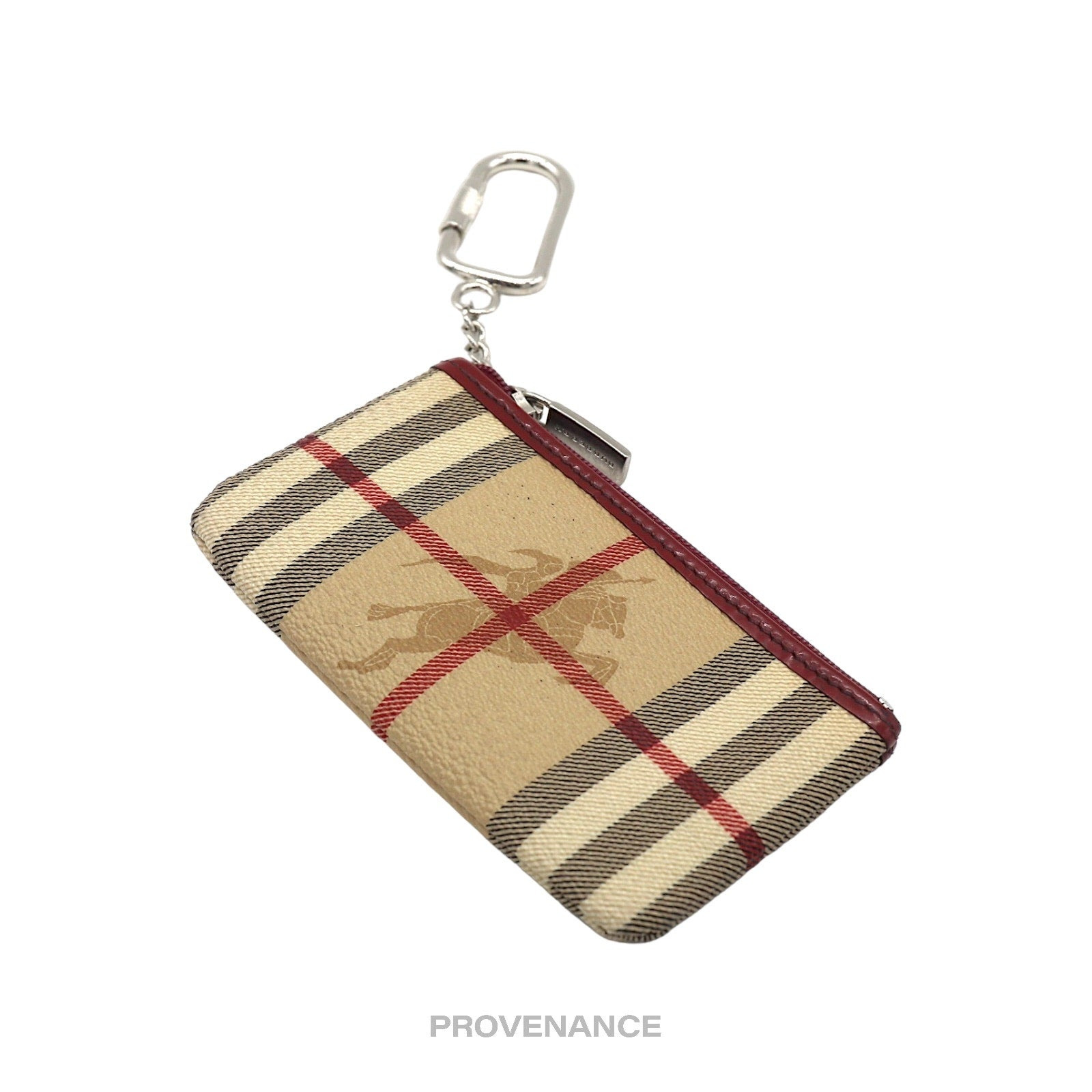 Burberry Key Pouch Cles - Haymarket Check Red - 3