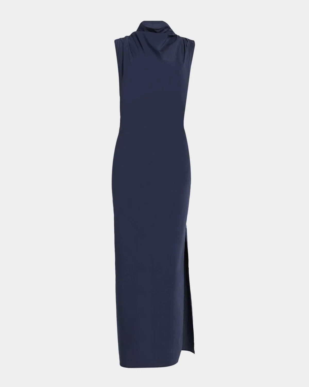 Gathered Thoughts Dress in Cotton Shirting - 1