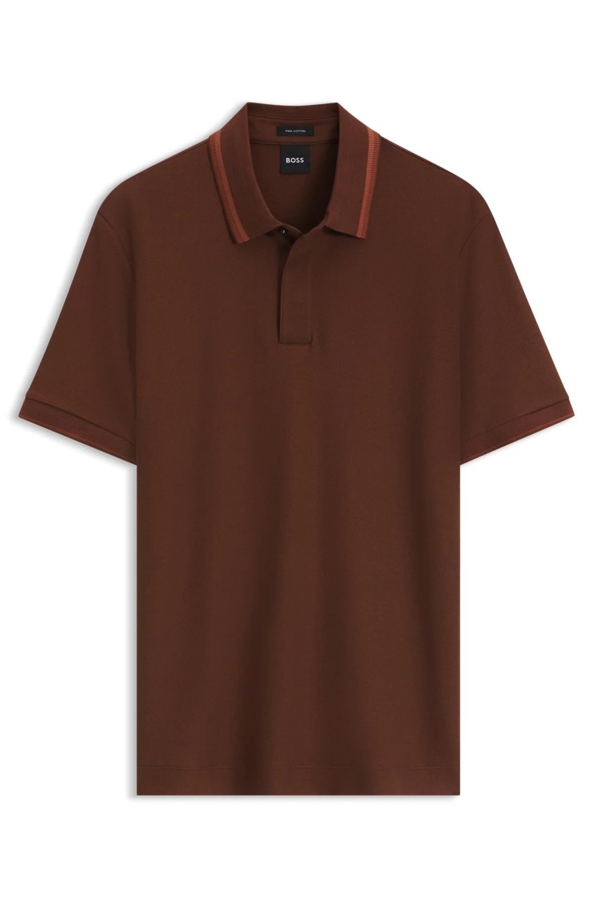 REGULAR-FIT POLO SHIRT IN STRUCTURED COTTON PIQUÉ - 1
