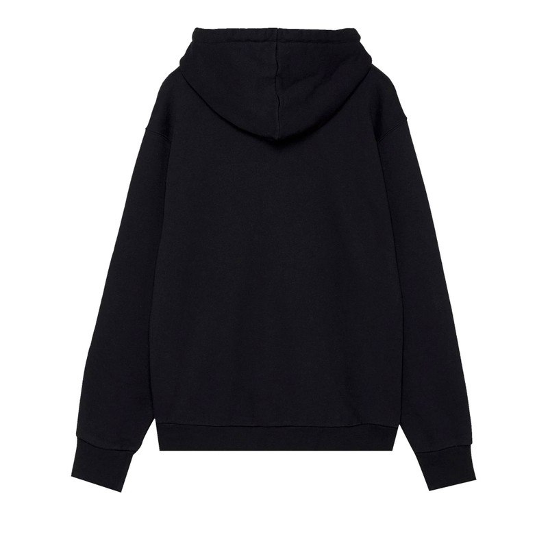 Palm Angels Palm Angels Aspen Heart Sprayed Hoodie 'Black/Purple' outlook