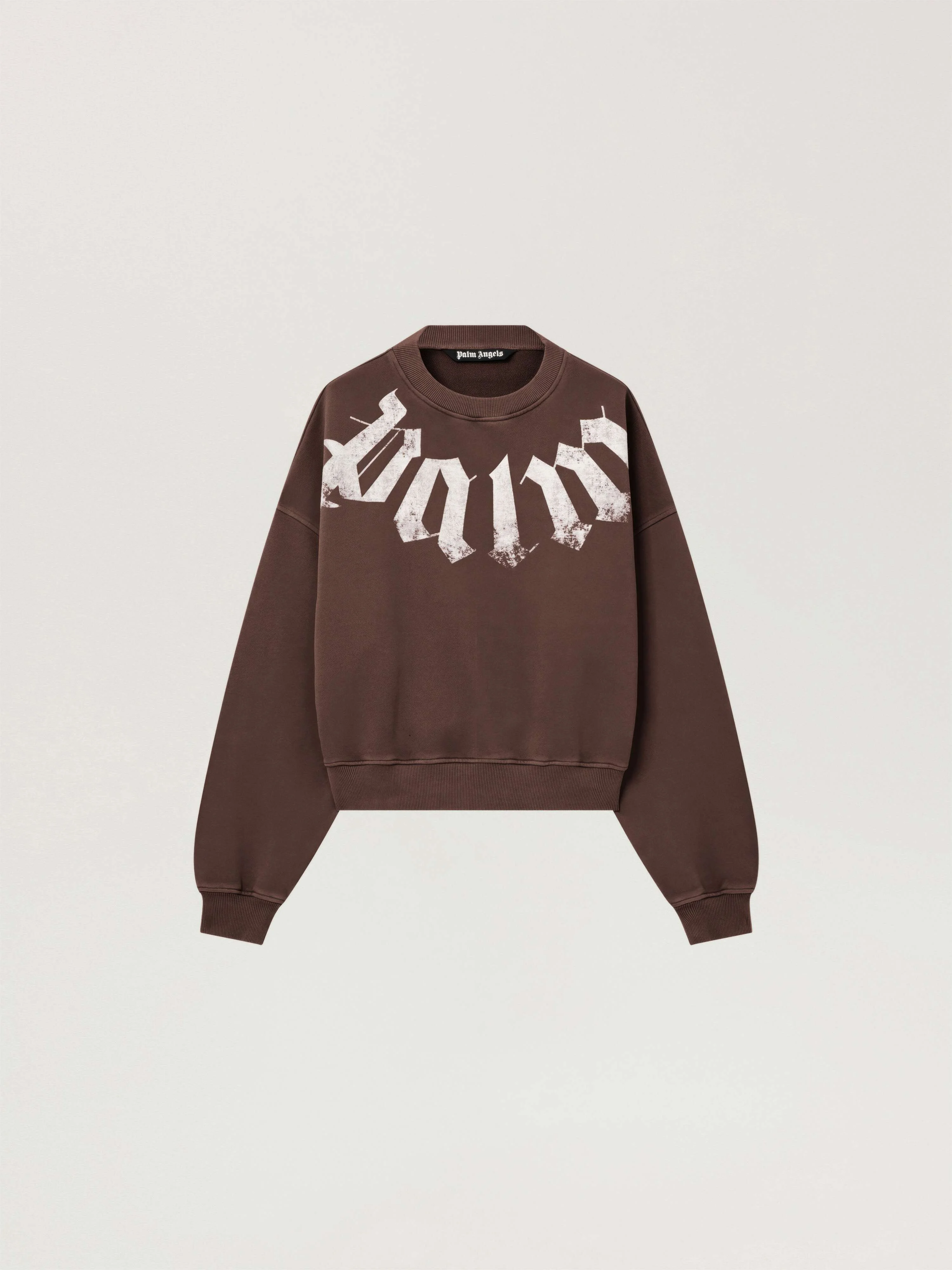 Big Neck Logo Loose Sweatshirt - 1