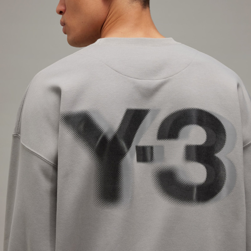 Y-3 Logo Crew Sweatshirt 9