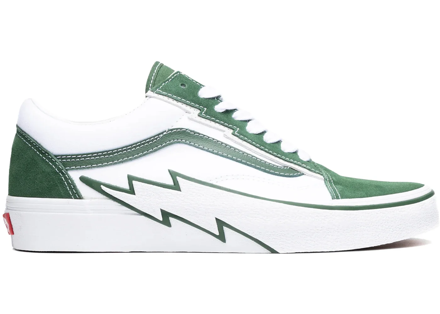 Vans Old Skool Bolt Green White - 1