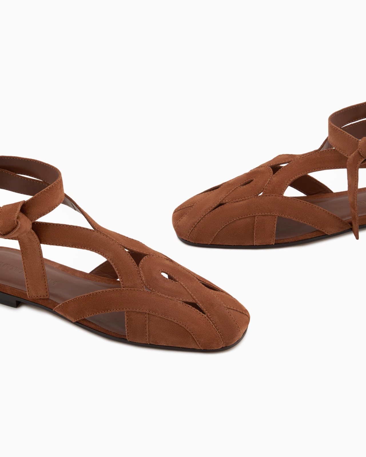 ICON SUEDE SANDALS WITH CUT-OUT AND STRAP - 5