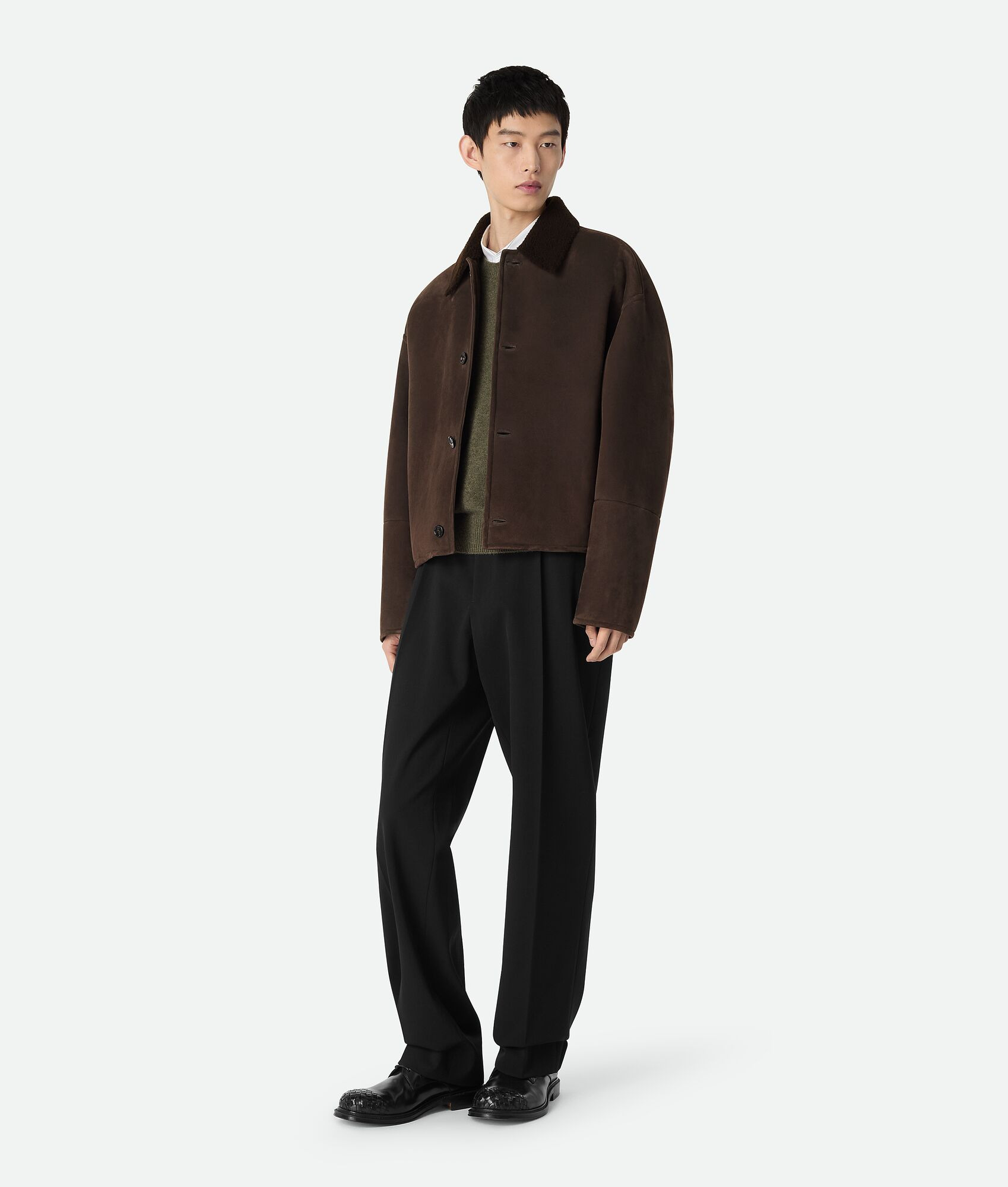 Felted Merino Shearling Jacket - 4