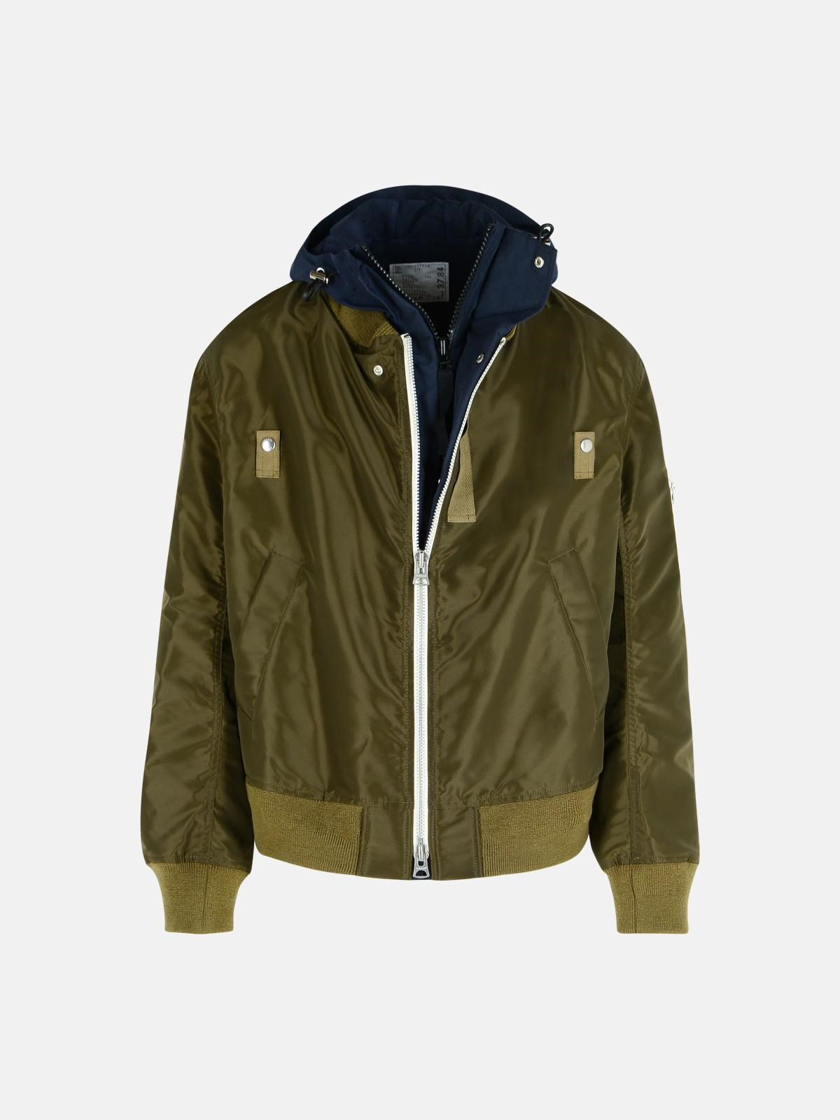 GREEN NYLON JACKET - 1