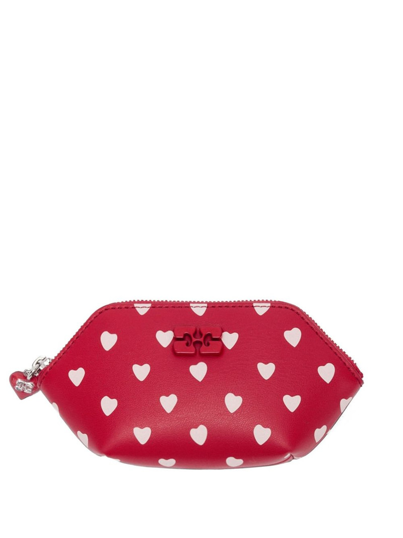 heart-print zip wallet 1