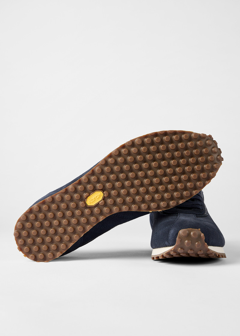 Paul Smith Navy Suede 'Haskell' Trainers outlook