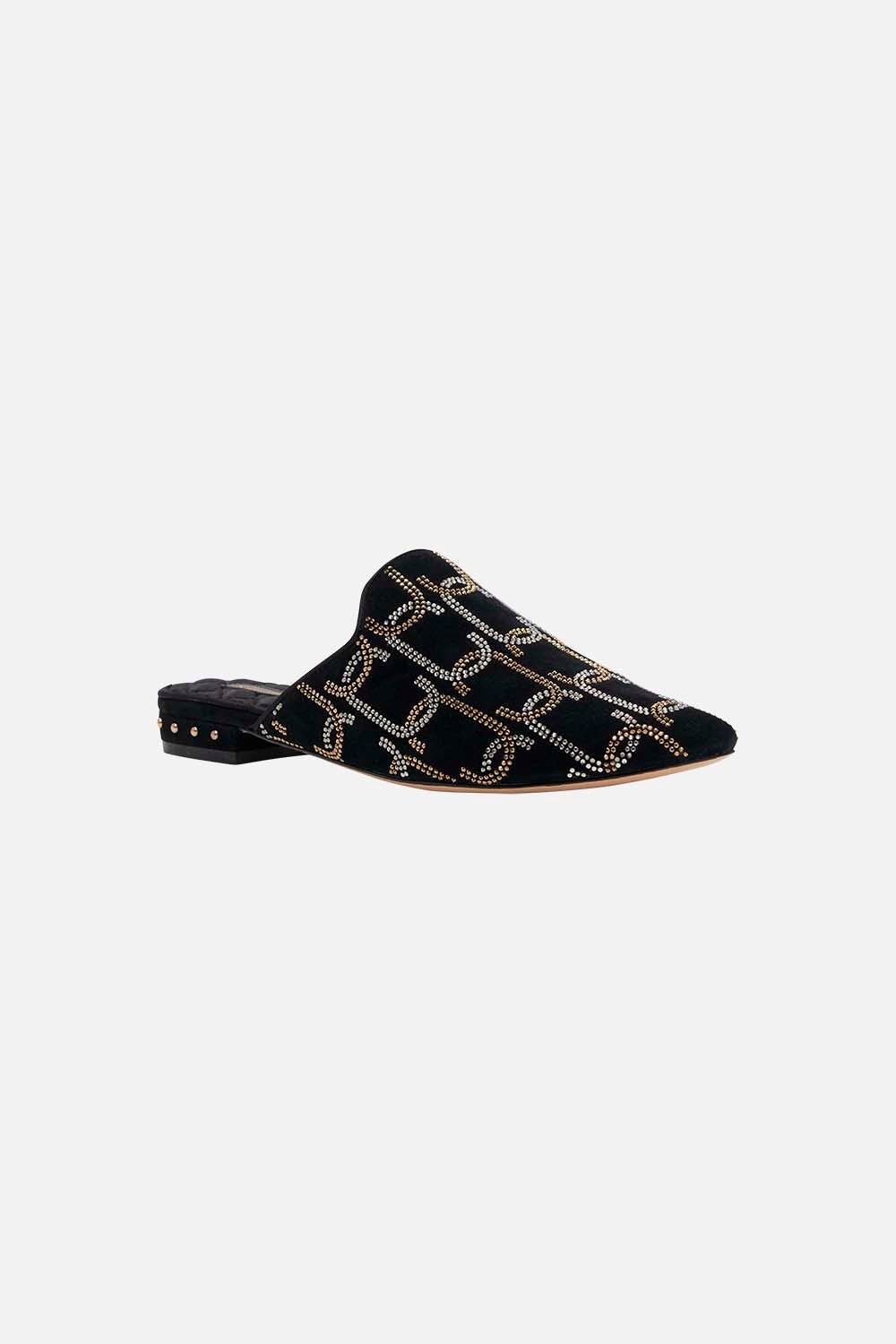 BELLE EMBROIDERED SLIPPER - 2