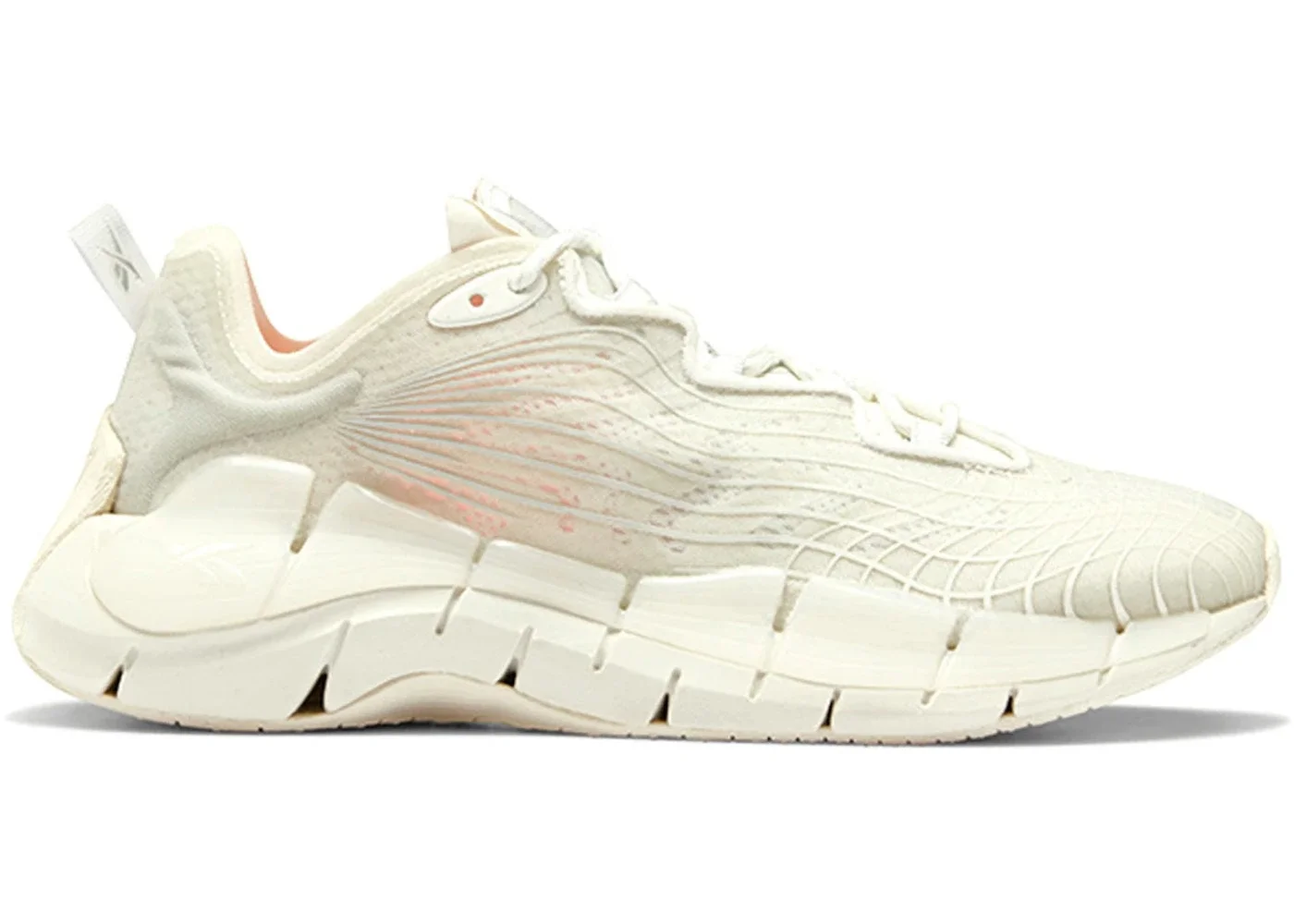 Reebok Zig Kinetica 2 Chalk Orange Flare (Women's) - 1