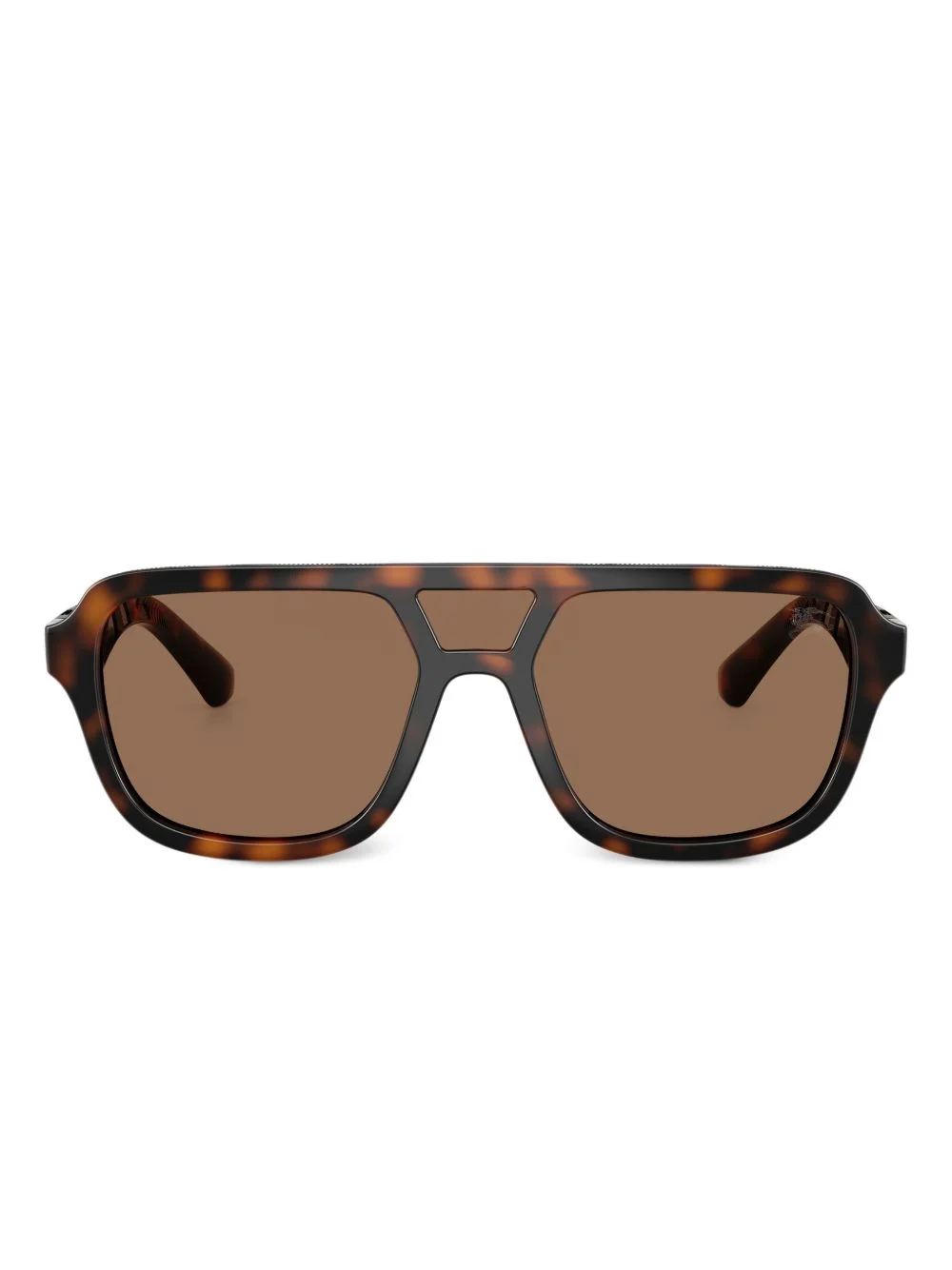 tortoiseshell pilot-frame sunglasses - 1