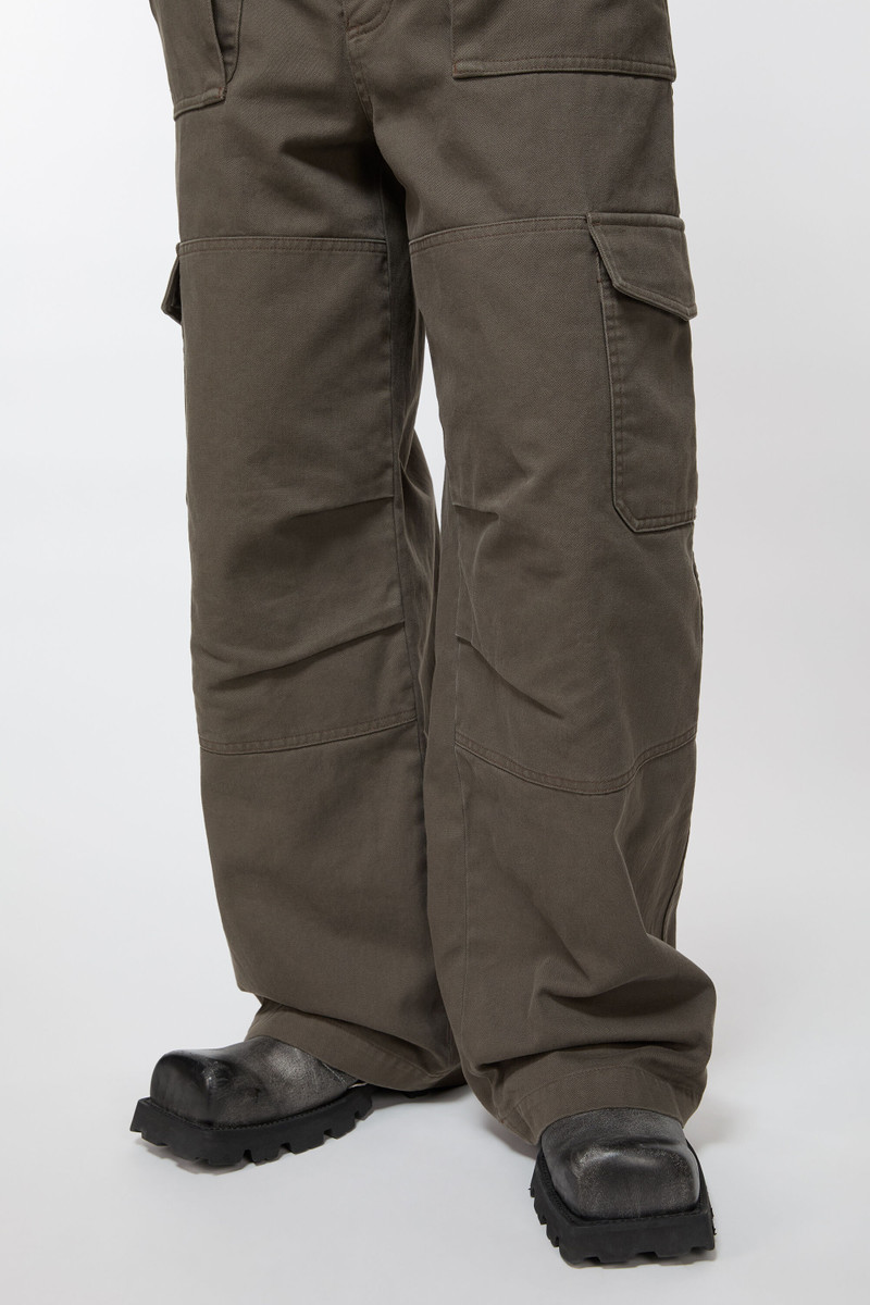 Twill trousers - Khaki green 5