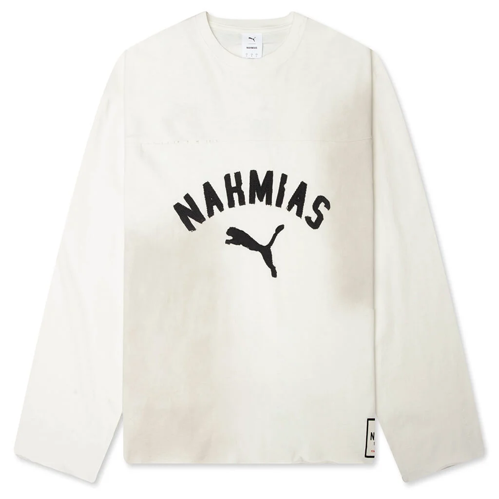 PUMA X NAHMIAS L/S TEE - WARM WHITE - 1