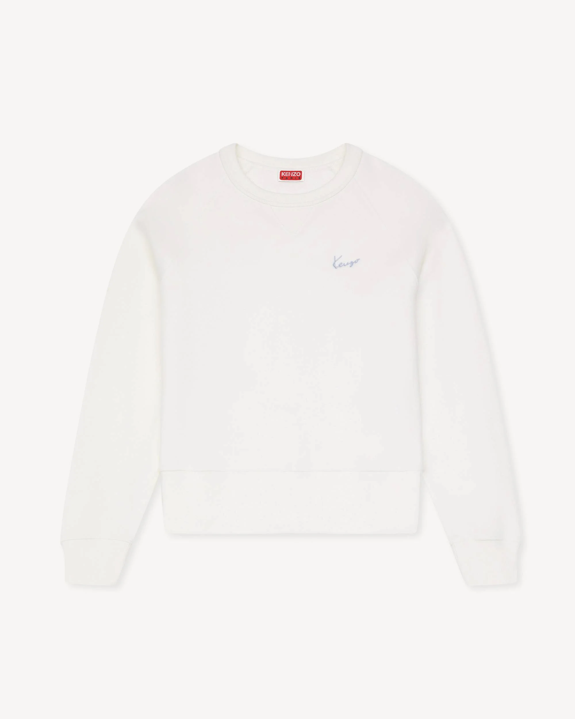 'KENZO Signature' embroidered sweatshirt in cotton - 1