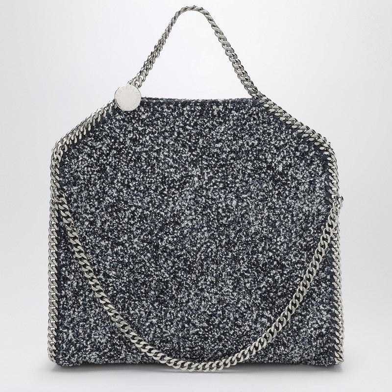 Stella Mccartney Falabella Bouclé Blue Mélange Bag Women - 1