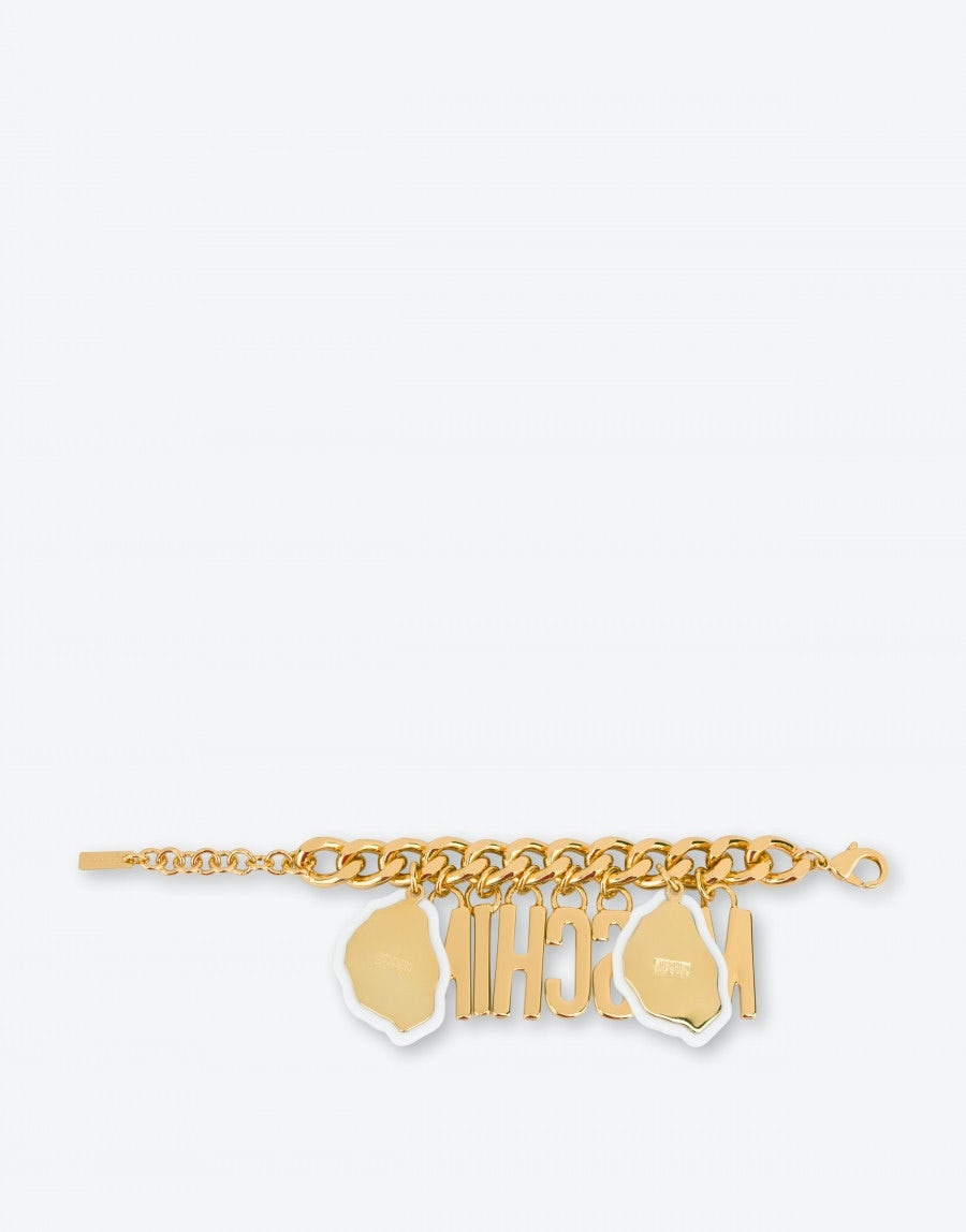 EGGS LETTERING CHAIN BRACELET - 3