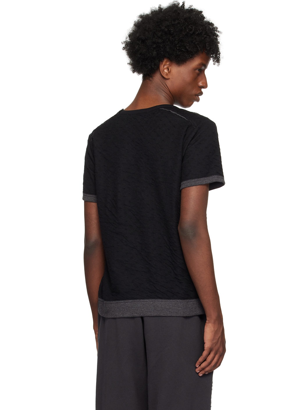 Black & Gray Reversible T-shirt - 3