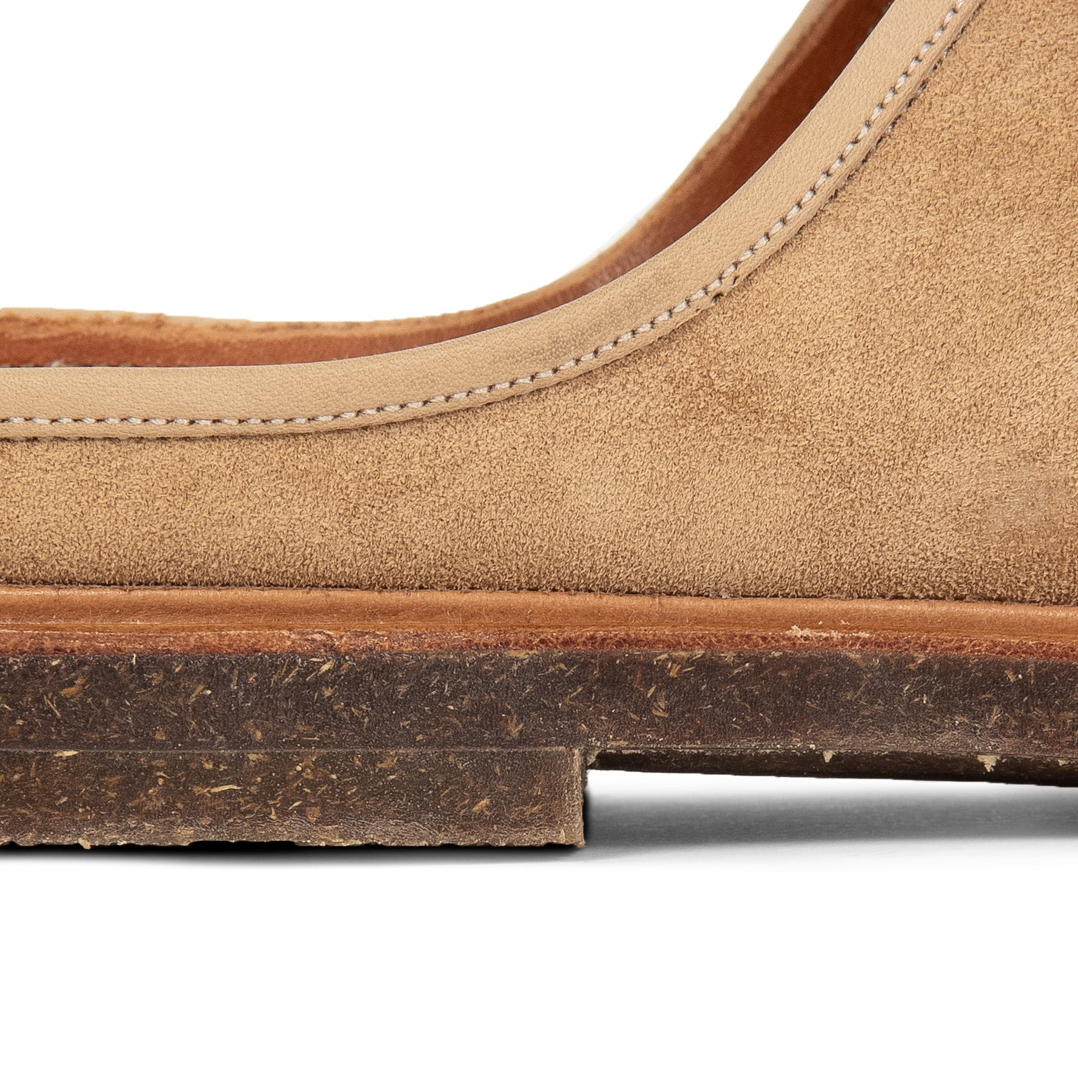 Mule - Peanut Papillon Calf Suede - 6