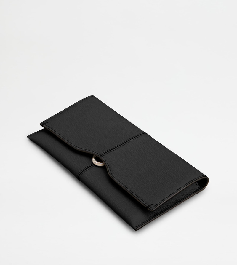 WALLET IN LEATHER - BLACK 3