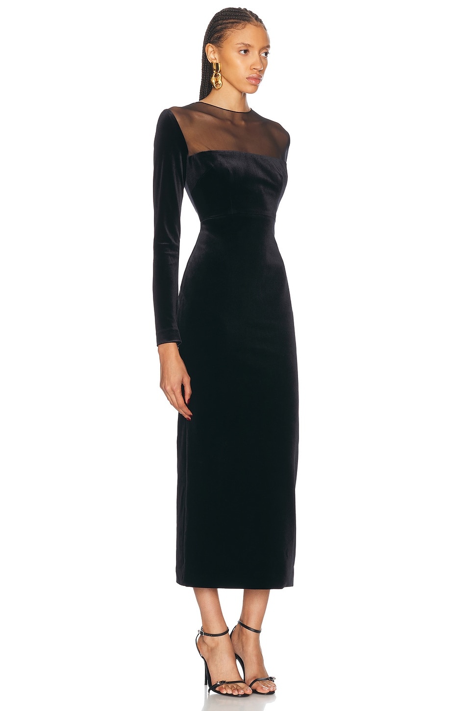 Velvet Maxi Dress - 2