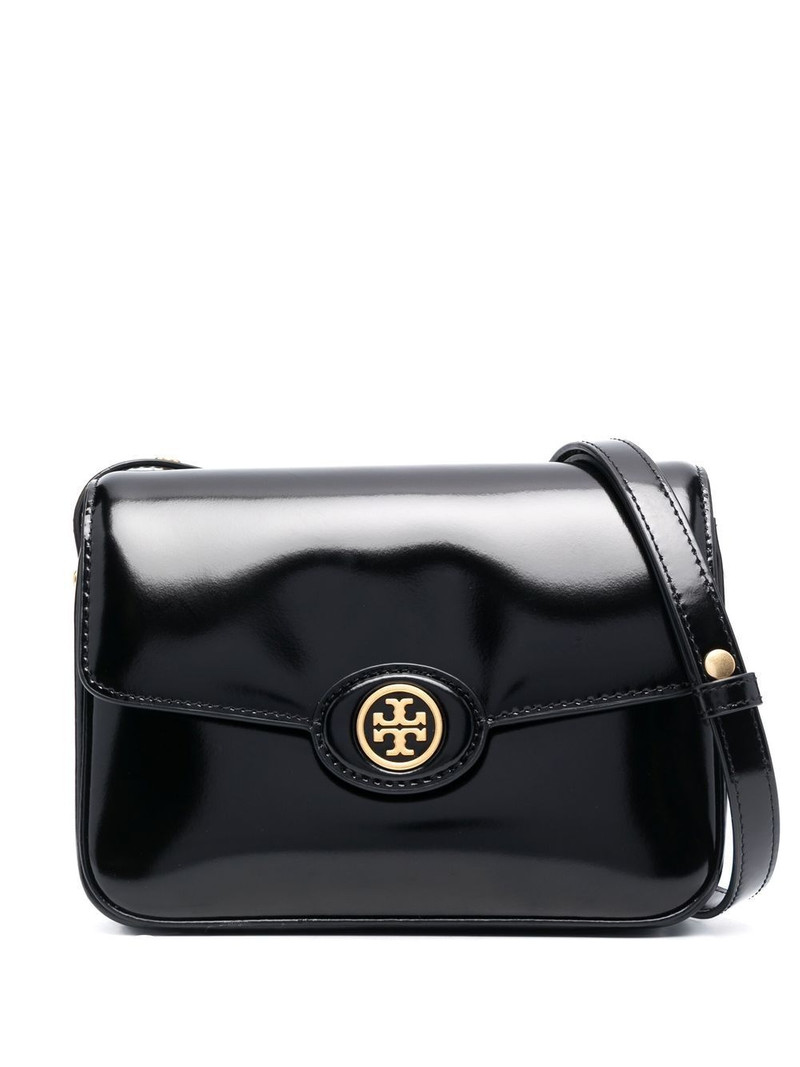 logo-plaque crossbody bag 1