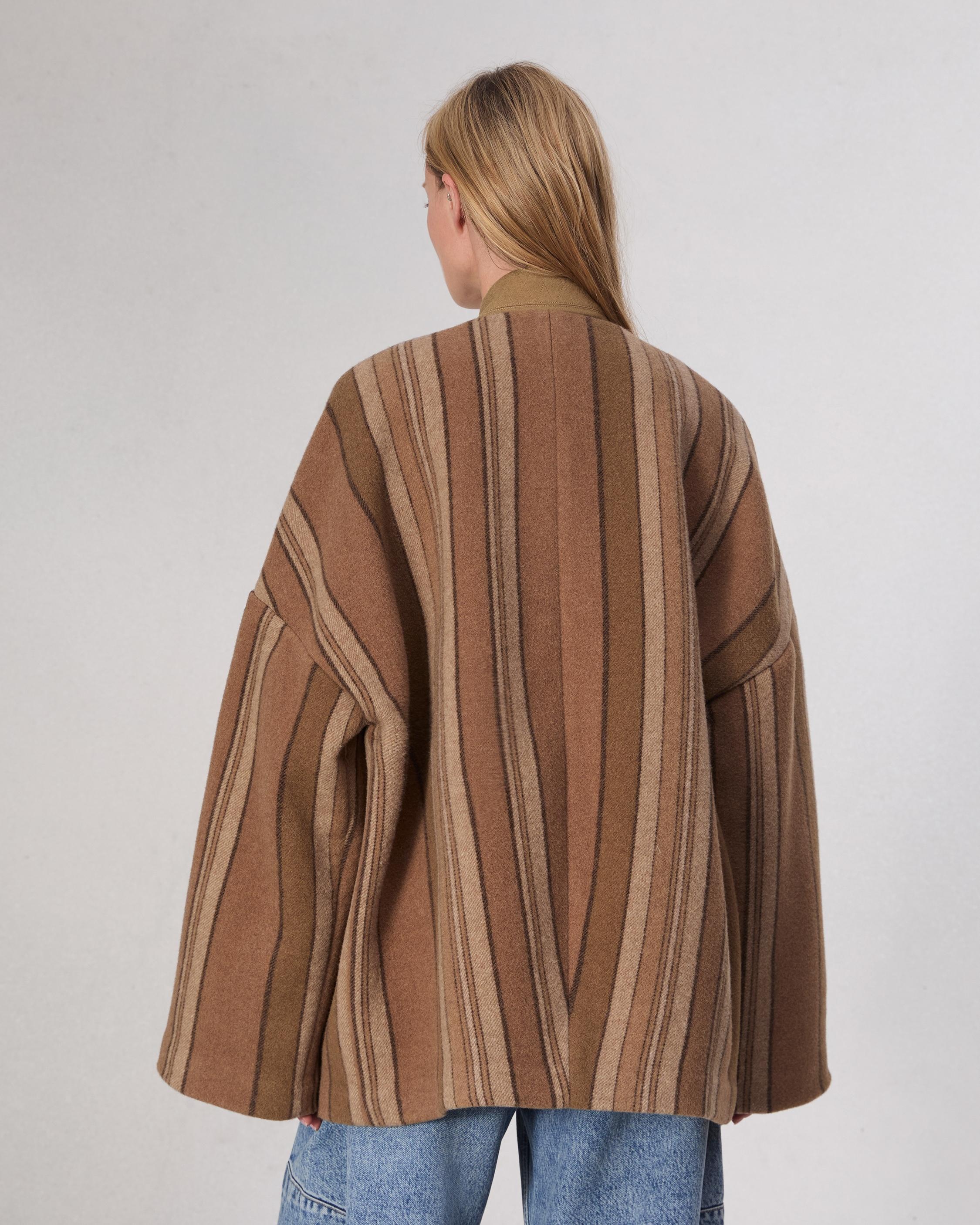 Penny Stripe Coat - 5