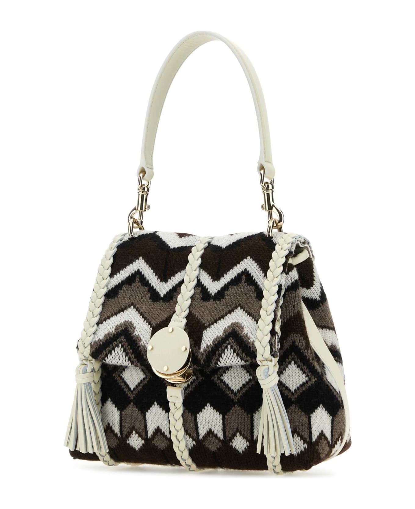 Embroidered Wool Small Penelope Handbag - 2
