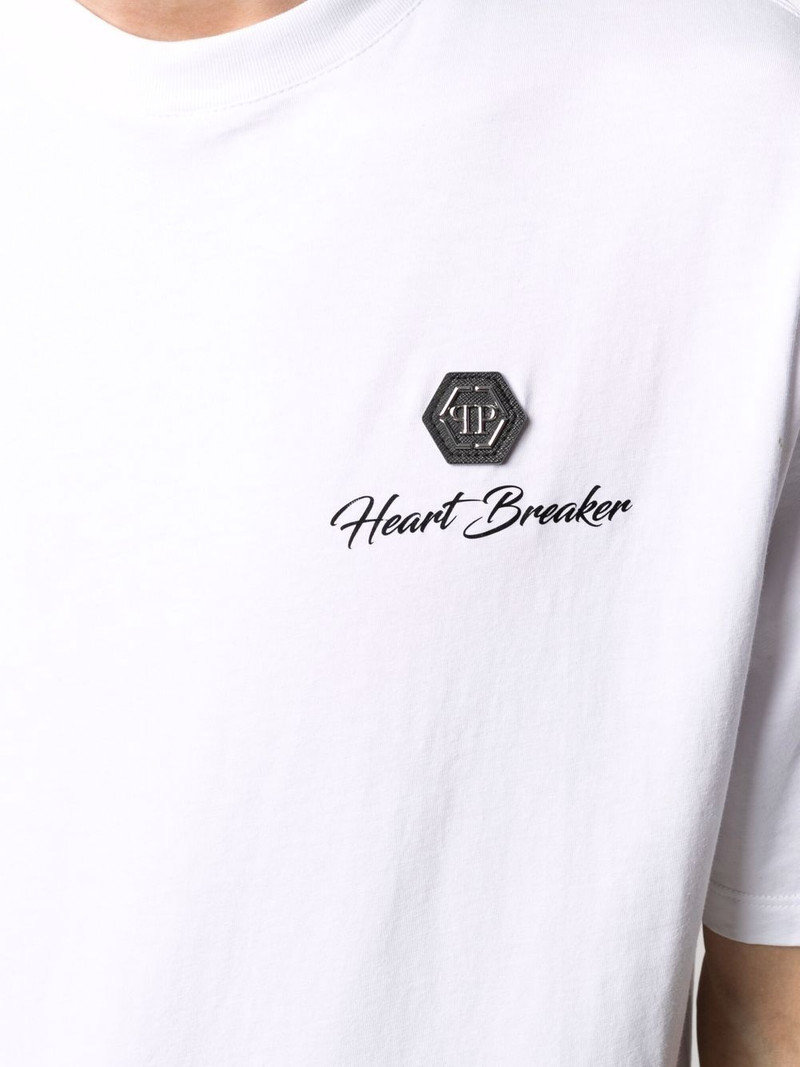 Heart Breaker chest print T-shirt 5