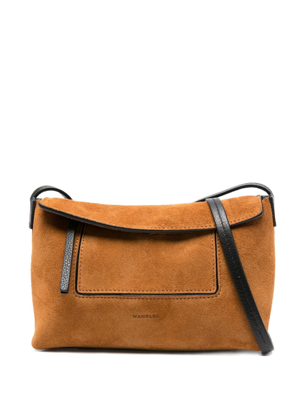 mini Penelope Slouch suede flap pocket bag - 1