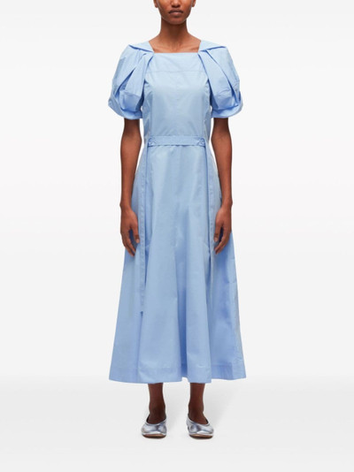 3.1 Phillip Lim Collapsed Bloom belted midi dress outlook