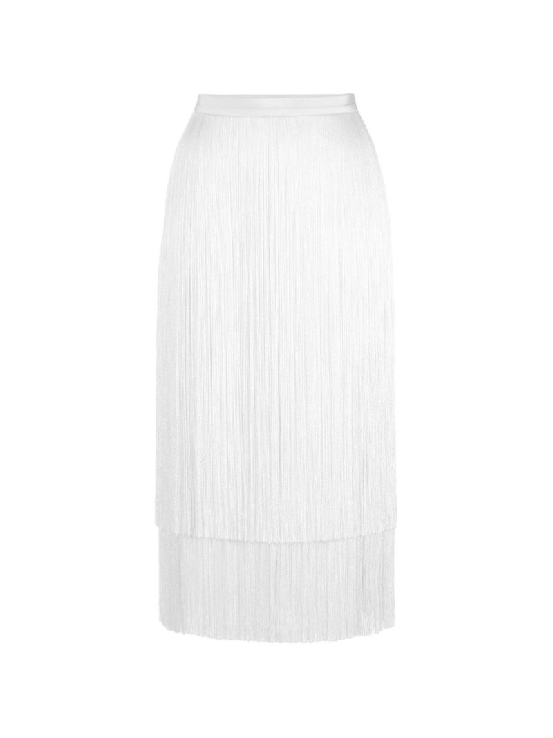 grosgrain fringe skirt 1