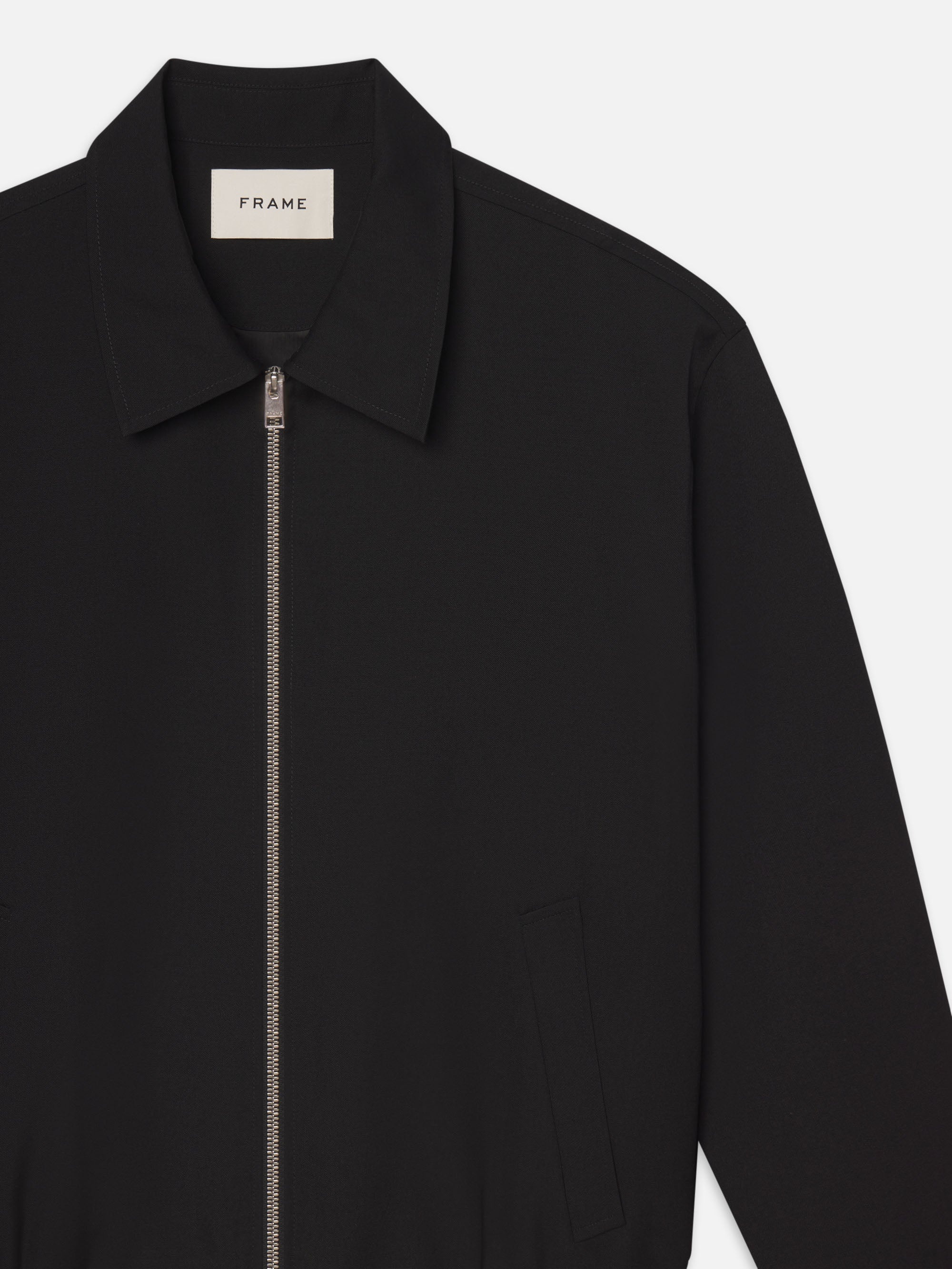 Wool Blouson in Black - 4