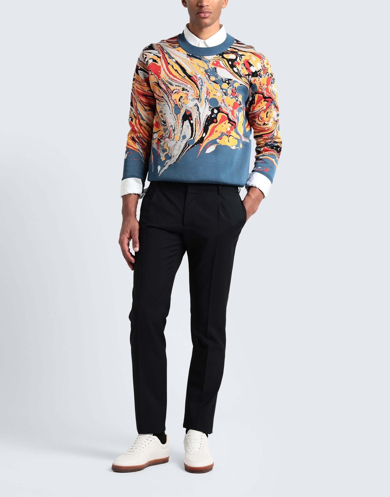 Midnight blue Men's Casual Pants - 2