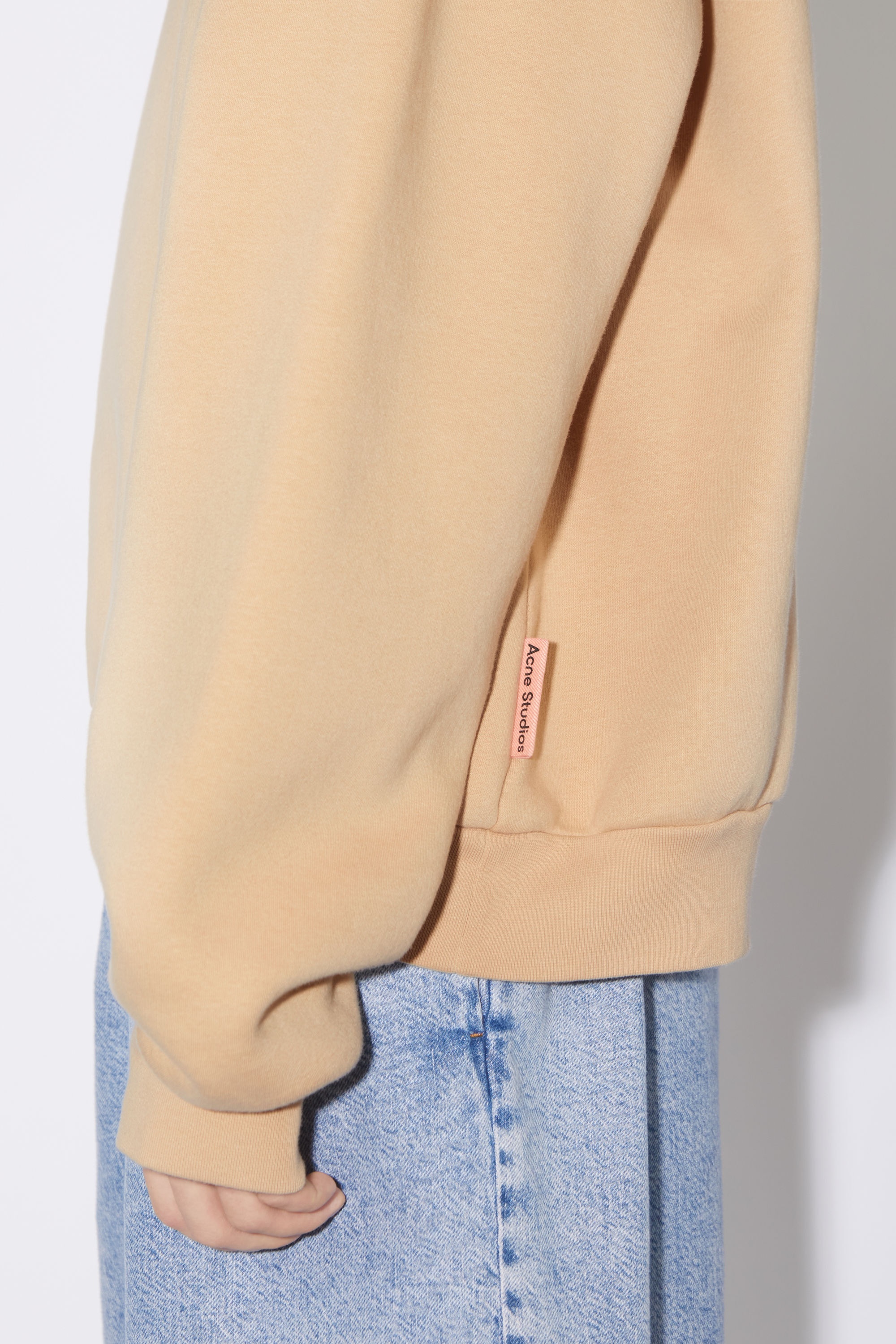 Crew neck sweater - Light camel - 4