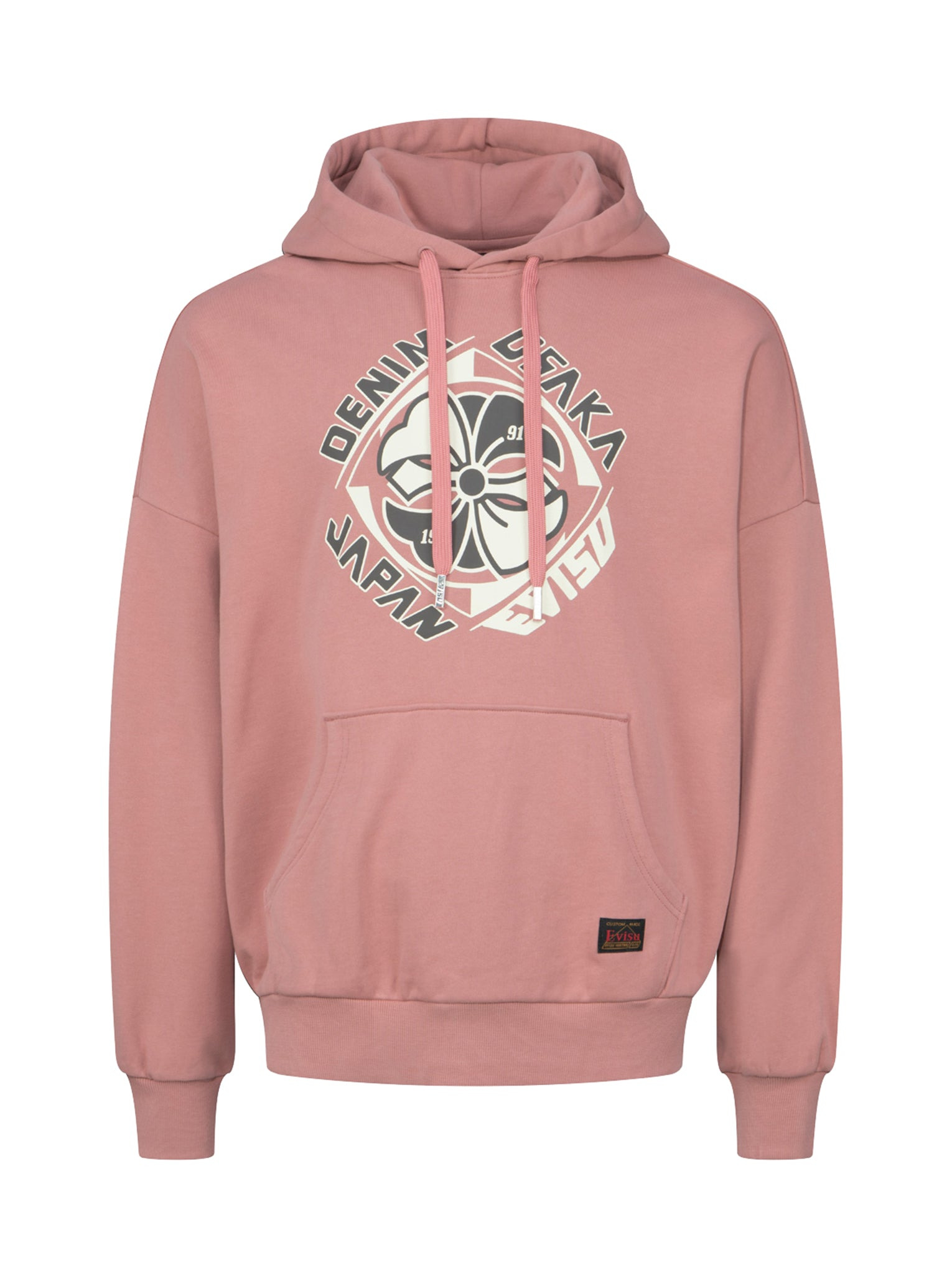KAMON PRINT LOOSE FIT HOODIE - 15