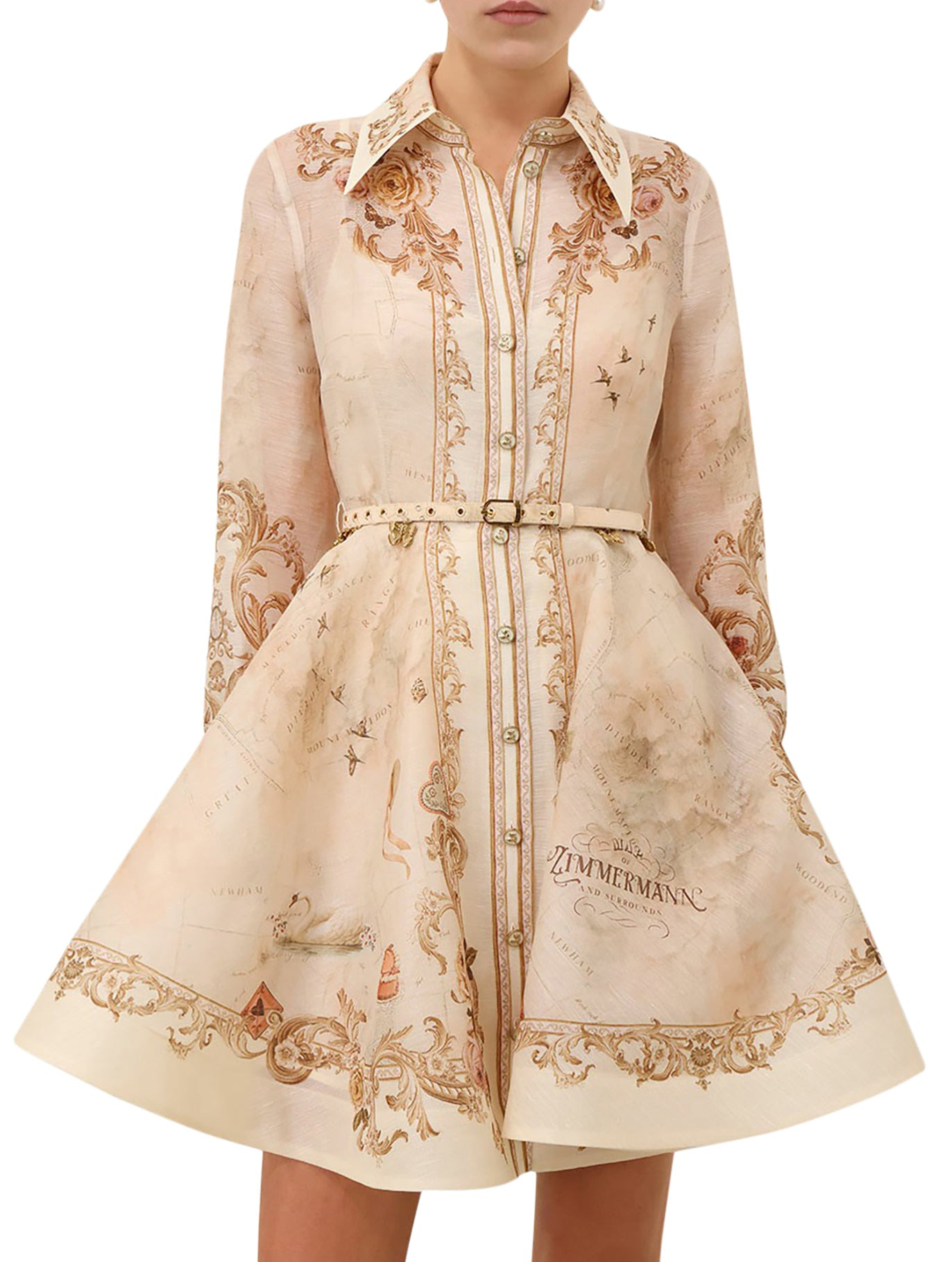MEMENTO BUTTONED MINI DRESS - 3