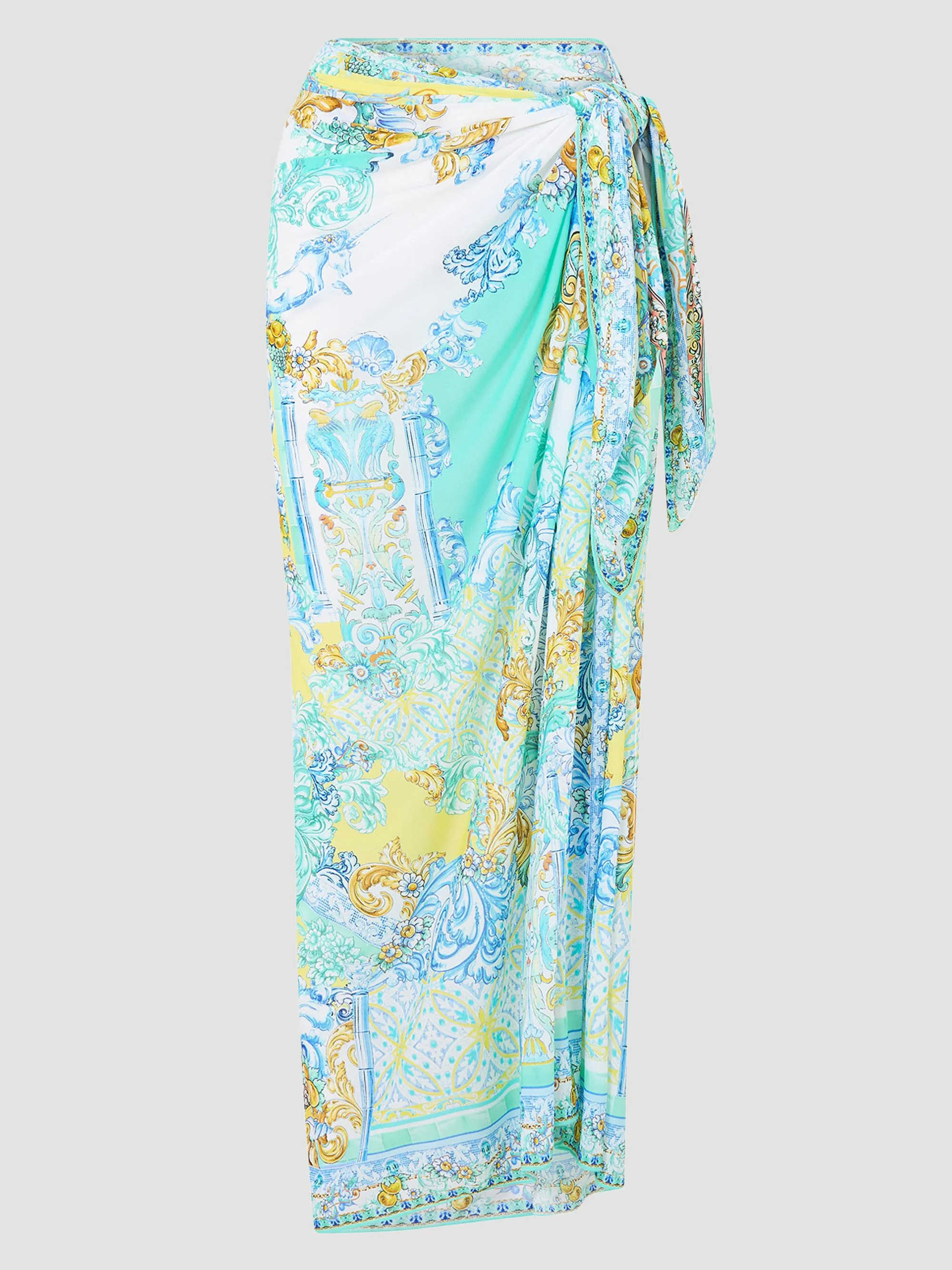 Women's Dial Up The Tiles Gathered Sarong - Dial Up The Tiles - 1