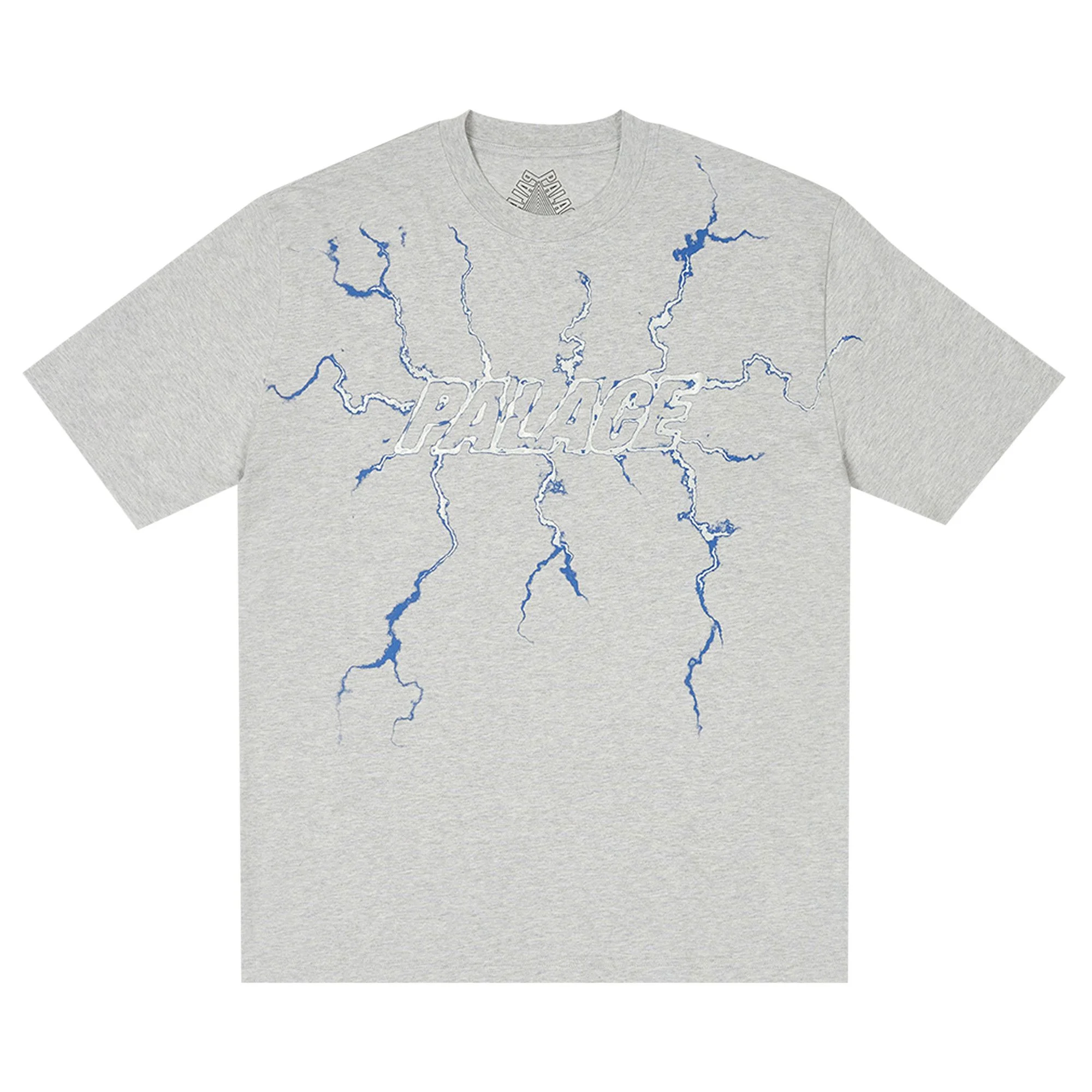 Palace Fully Charged T-Shirt 'Grey Marl' - 1