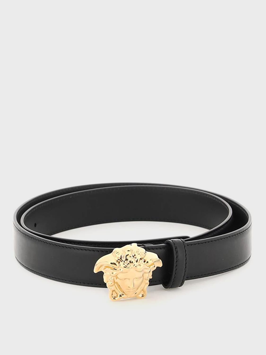 Versace leather belt - 1