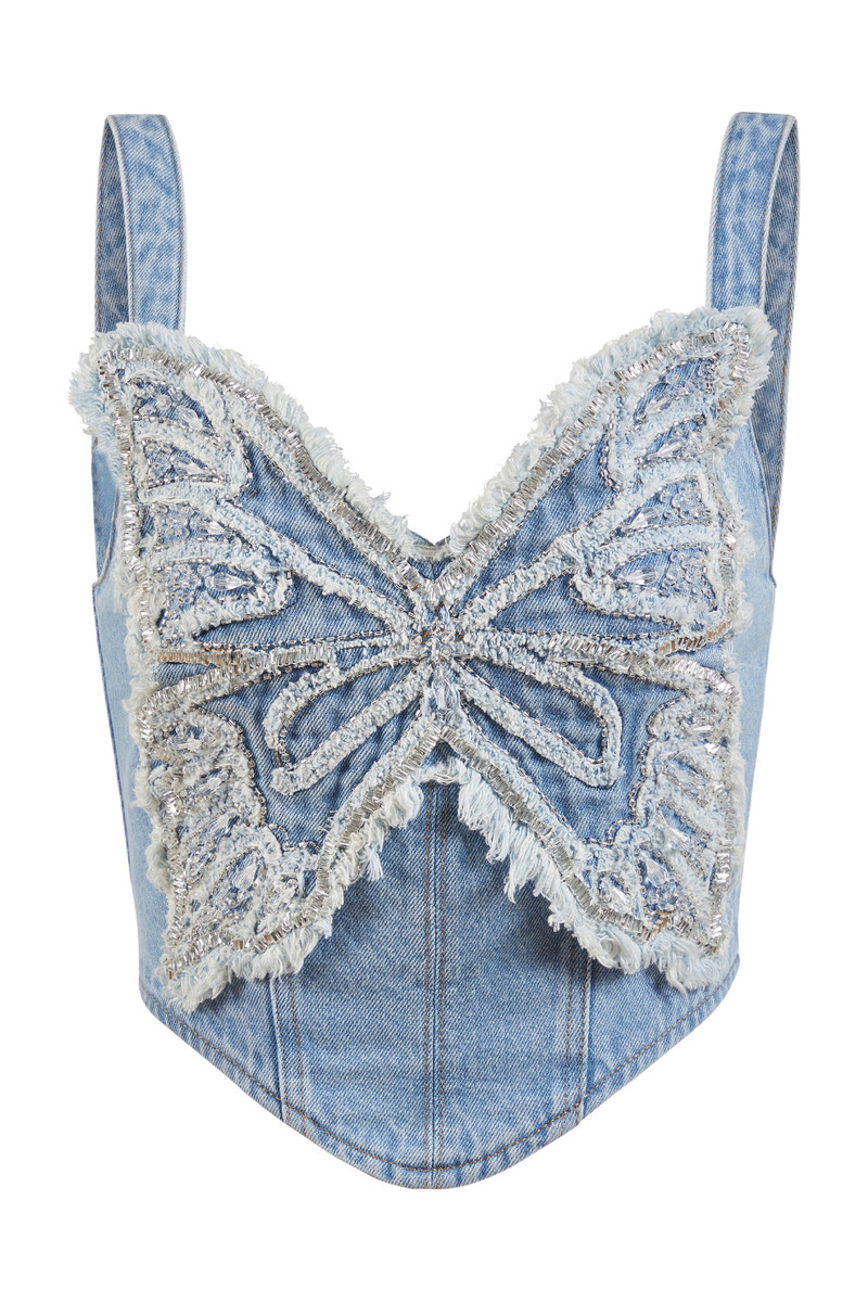 BUTTERFLY DENIM TOP (RUNWAY) 5