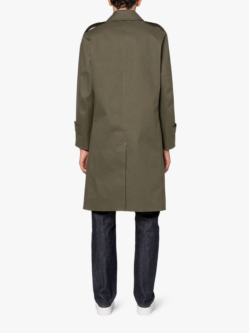 GILSTON GRAPE LEAF X BLACK BONDED COTTON COAT 4