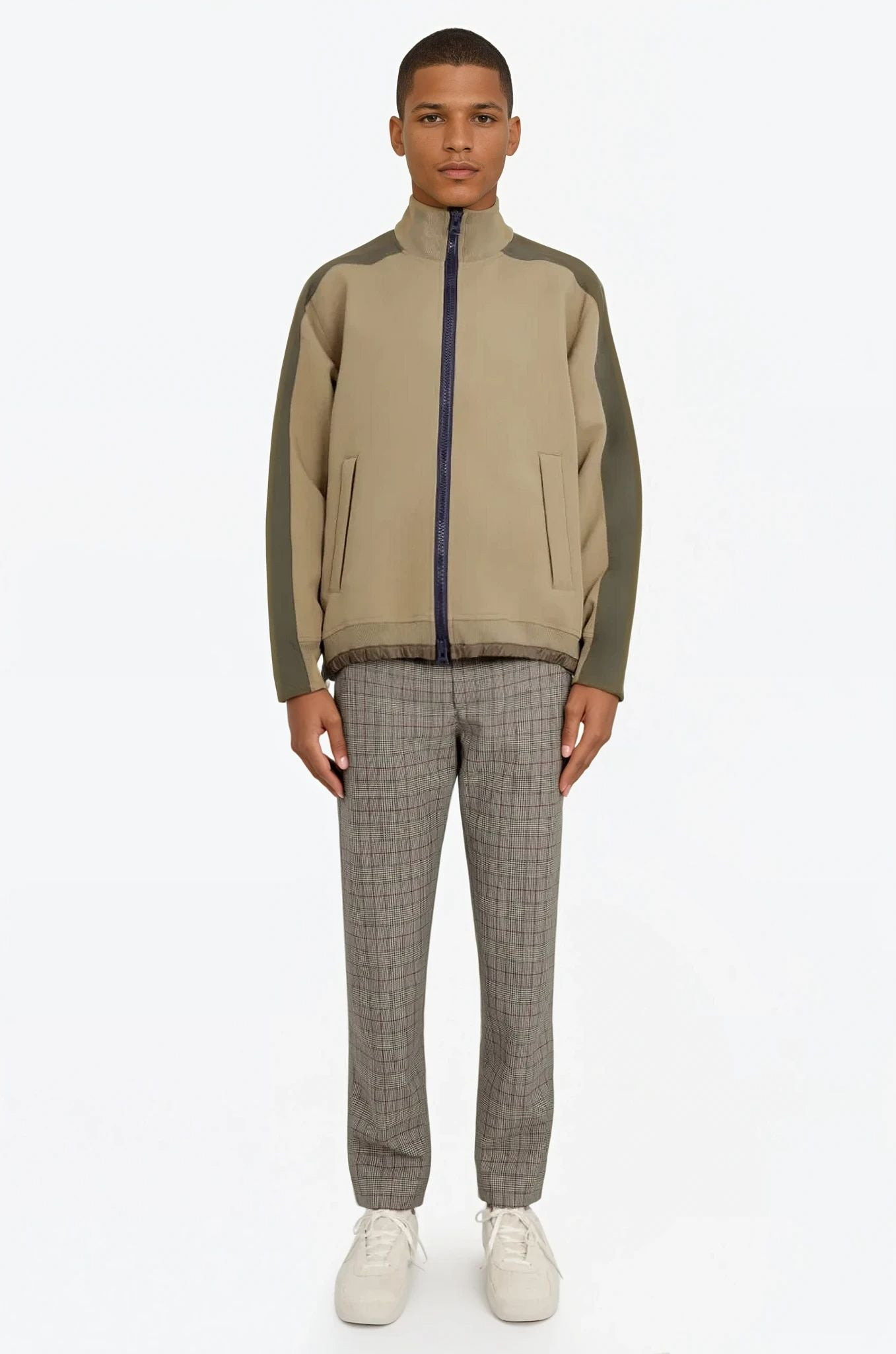 TECHNICAL JERSEY BLOUSON | BEIGE - 2