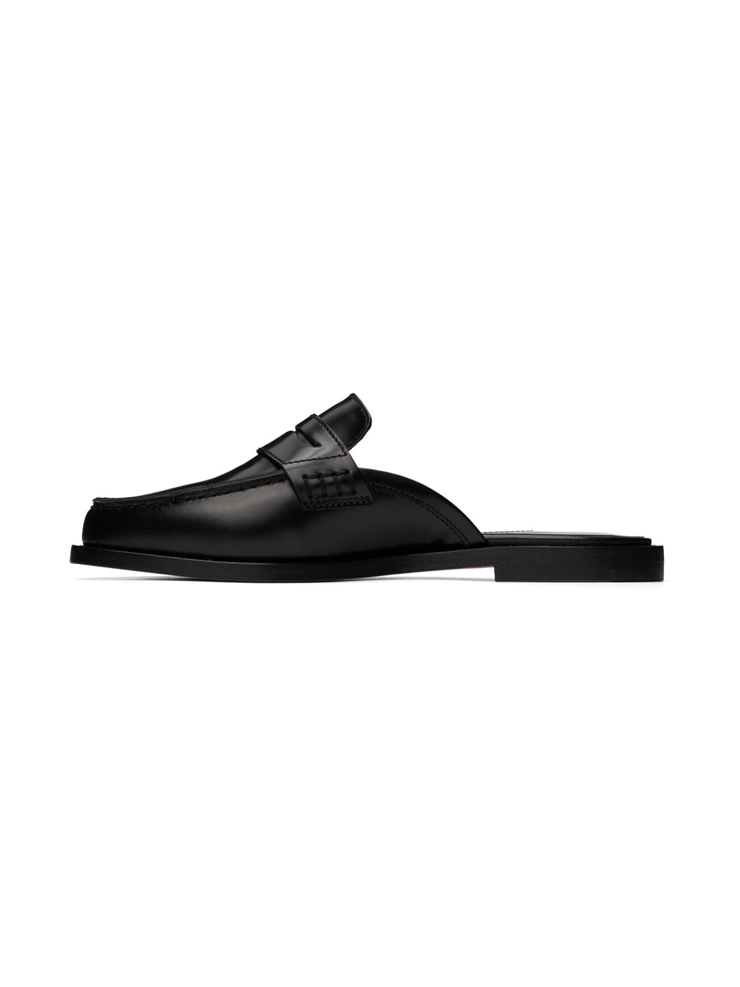 Black Perritamu Mules - 3