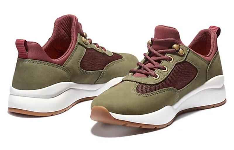 Timberland (WMNS) Timberland Boroughs Low-top Sneakers 'Olive Green' A2CMNA58 outlook