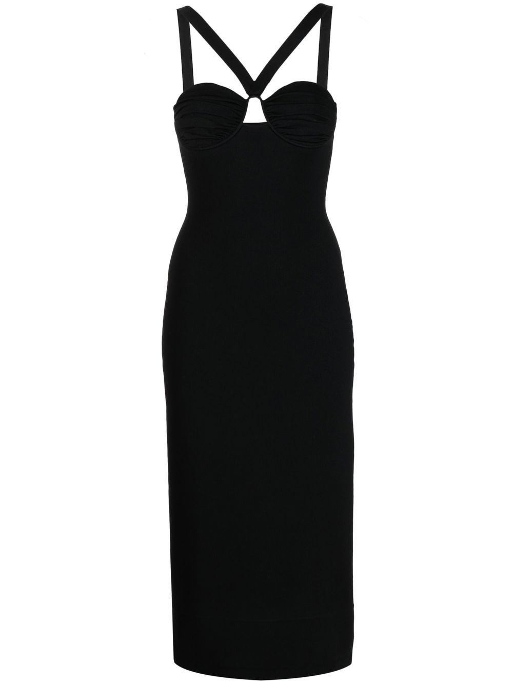 Venus halterneck midi dress - 1