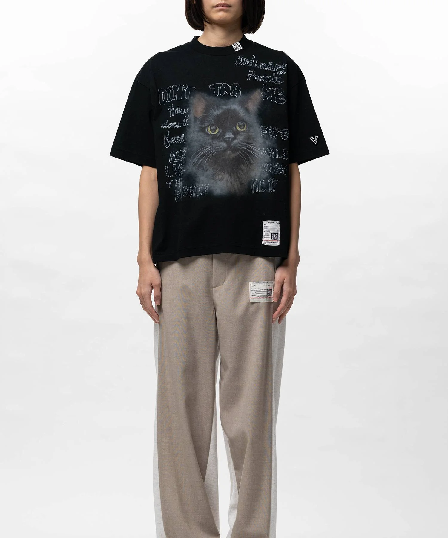 Cat Printed T-shirt - 1