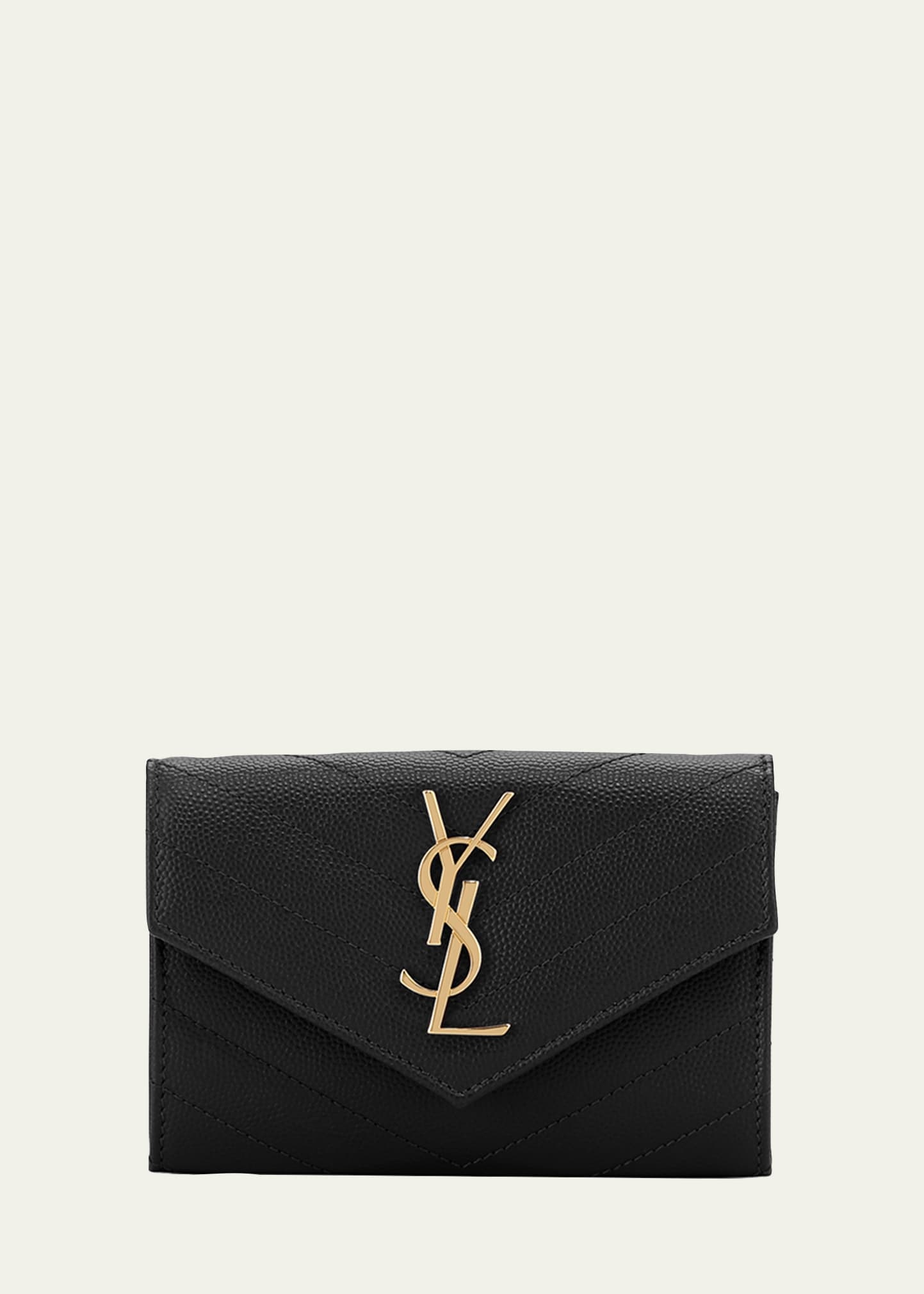 YSL Small Grain de Poudre Envelope Wallet - 1