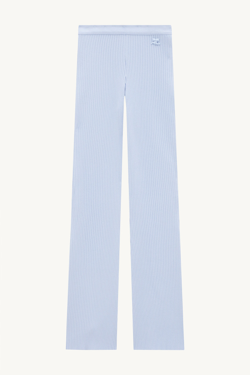 RIB KNIT ICONIC PANTS - 1