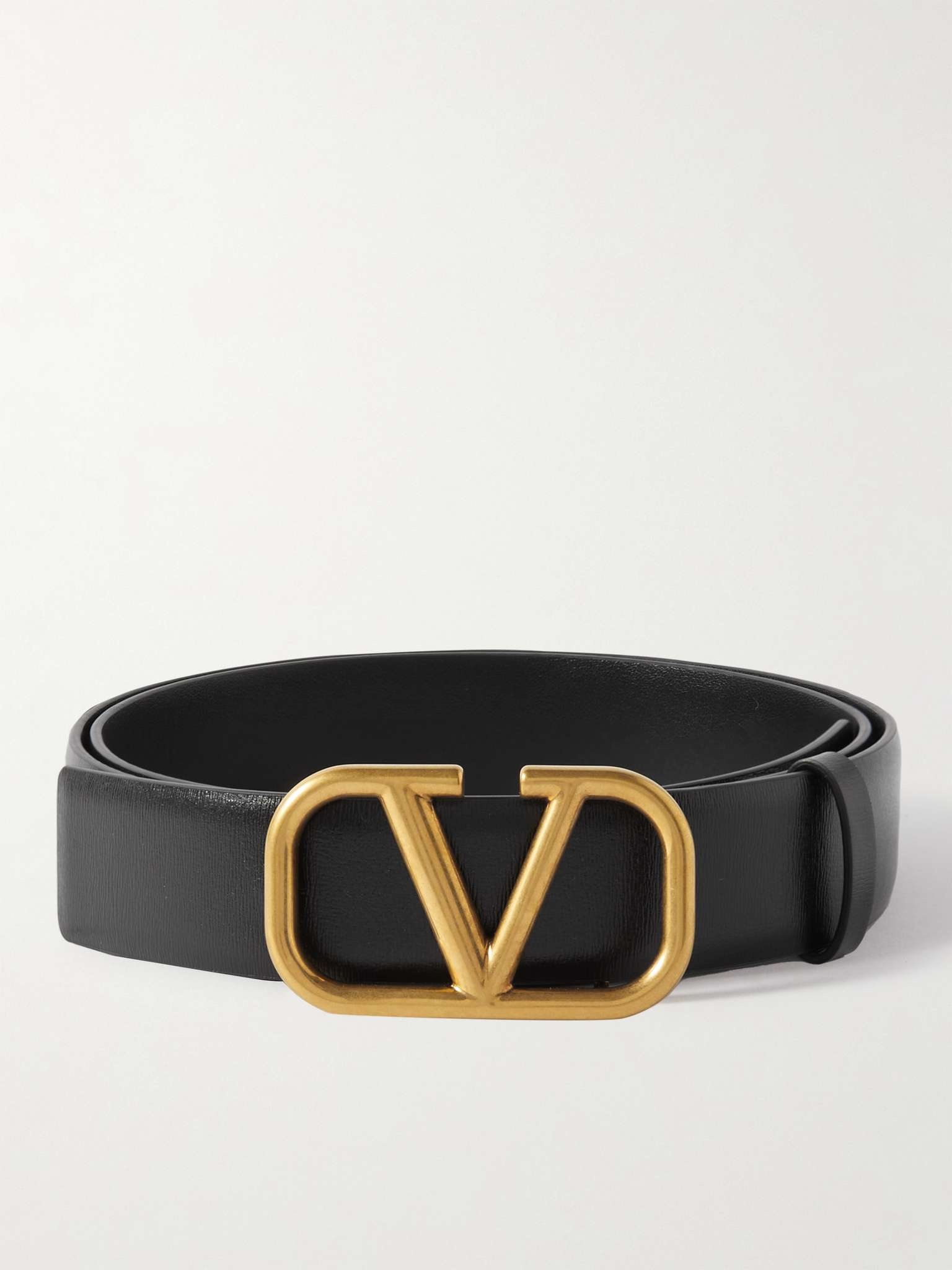 Valentino 3cm VLOGO Leather Belt mrporter REVERSIBLE