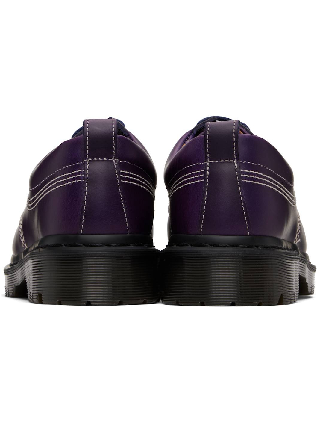 Purple Orleans Leather Lowell Derbys - 2